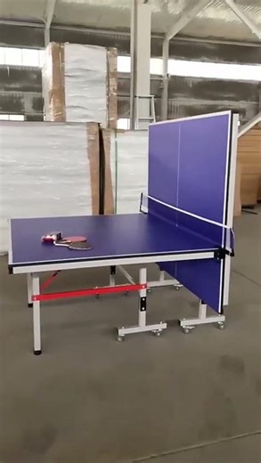 Customized Foldable Indoor Outdoor 18mm Ping Pong Table Moving Table Tennis Table