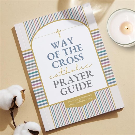 Stations of the Cross Catholic Prayer Booklet for Lent and Easter | Way of the Cross | Sabat Mater | Scripture | Traditional Meditations - Etsy