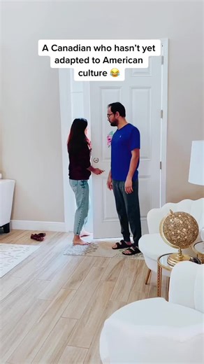 We normally remove our shoes before entering a house in Canada 🇨🇦 #canada