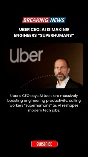 Uber CEO Says AI Is Turning Engineers Into “Superhumans” #artificialintelligence #driverless #ai