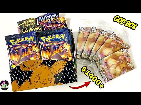 My Best Pokémon Shining Fates “Booster Box” Opening Ever!!!