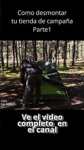 How to take down a tent (Part 1) 🌞 Remove the awning without damaging it #shortsmexico