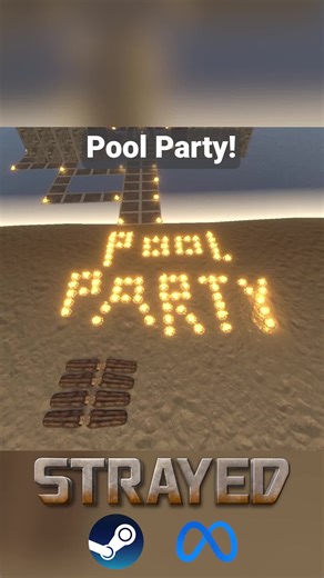 POOL PARTY!!!! Swim Centre Built By Oilyman & Co. #Strayed #vrgame #vr #survivalgame #quest2 #metaquest3 #steamvr #indiegame #indievr #virtualreality #foryou #videogames #quest #psvr2 #gaming #sidequest #applab #strayedvr