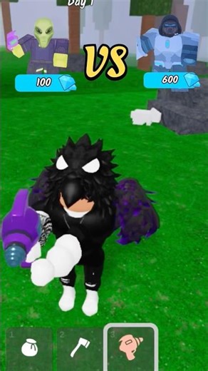 Alien Class Raygun Vs Cyborg Class Laser Cannon🔫 99 nights in the forest #youtubeshorts #roblox