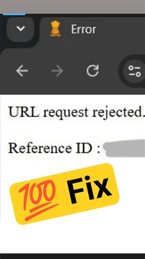 UIDAI Hackathon Submission Error? | URL Request Rejected Fix | 100% Fix #hackathon2026 #uidai
