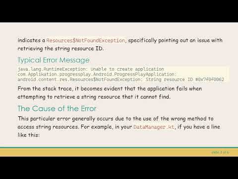How to Fix Runtime Error in Android Studio After Extracting Strings to strings.xml
