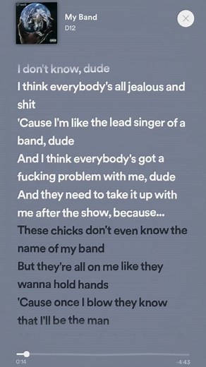 my band - D12 #foryou #spedup #spedupsounds #nightcore #sounds #eminem | sped up sounds