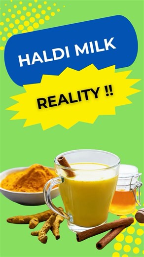 “Haldi Milk Myth Busted! ☕ Does It Really Work?”