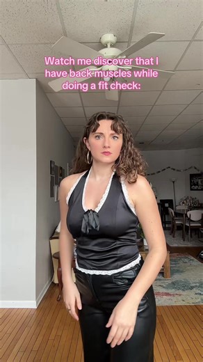 Discovering My Back Muscles in a Fun Fit Check
