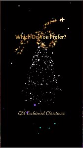 I’ve had white lights and colored lights on my vintage tree, but I always go back to the colored lights. 😍🎄 Which do you prefer? ❤️🎄 | Old Fashioned Christmas