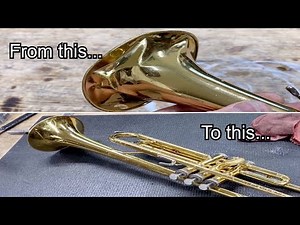 Holton Trumpet Repair- New tool setups- Band Instrument Repair