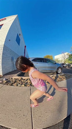 Walking into Gymnastics School Before Practice