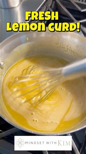 Fresh LEMON CURD with our EGGS! 🥰 RECIPE BELOW