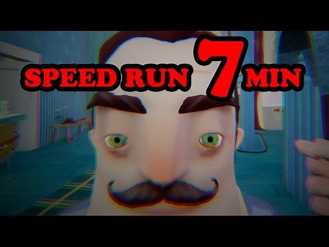 Hello Neighbor Alpha 4 Speedrun [7 MINUTES]