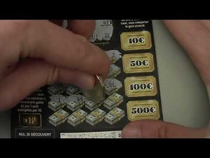 Challenge 63€,1 Petit GOAL,1 Black Jack,1 Jackpot, 1 Cash, 2 CARRÉ OR,1 Méga GOAL, 3 Millionnaire,