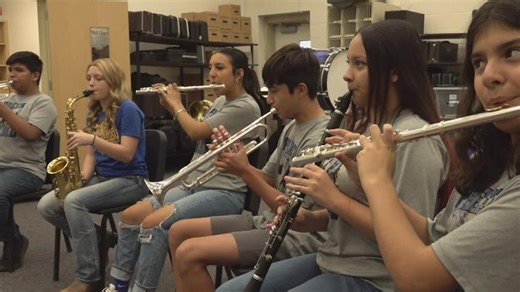 Freer Mighty Buckaroo Band preparing for NFL Hall of Fame parade performance