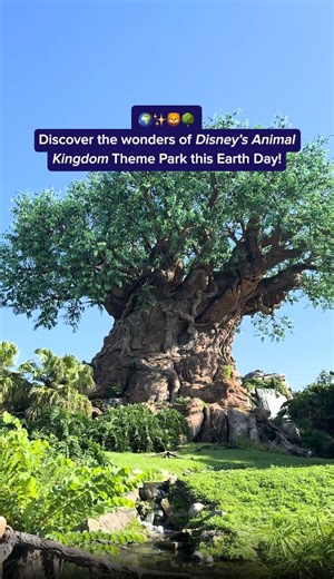 Where nature meets magic 🌍✨ Step into Disney’s Animal Kingdom Theme Park this Earth Day 🦁🌿 Ready to go? Tap the link to start your Walt Disney World Resort in Florida adventure >>> https://bit.ly/42KJudM | TUI