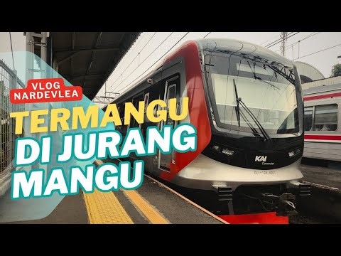 TAKE THE KRL COMMUTER LINE TO JURANG MANGU STATION | Nardevlea Vlog