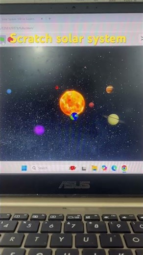 Scratch solar system