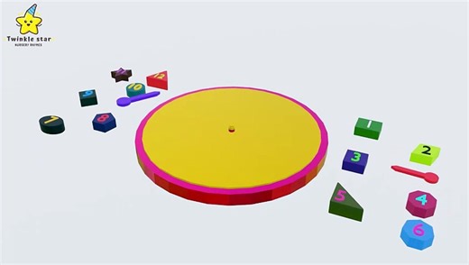 Let's Learn the Shapes! 3D Animation for Kids | Nursery Rhymes & Educational Fun