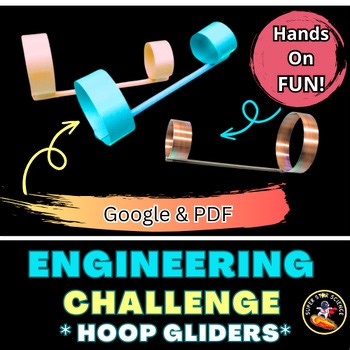 Hoop Glider STEM Challenge | Engineering Design Process Activity | Hands-On FUN