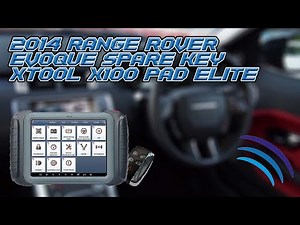 Programming Spare Key For 2014 Range Rover Evoque | XTool X100 PAD Elite