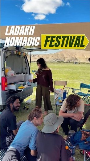 Vanlife in Ladakh Nomadic Festival 2025 #vanlife