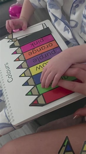 Aria's Joy with the Busby Busy Book