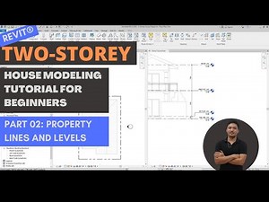 Part 02 - Creating Property Lines and Setting up Levels in Revit