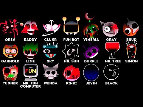 Every Horror Sprunki phase 3 in 14 Minutes