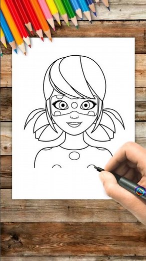 Learn How to Draw a Ladybug Very Easily for kids, Toddlers #easydrawing #simpledrawing #art