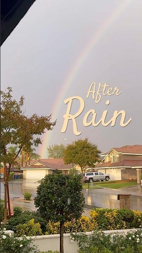 Full Rainbow After the Storm | California’s Magic Sky 🌈✨ #Travel #Shorts