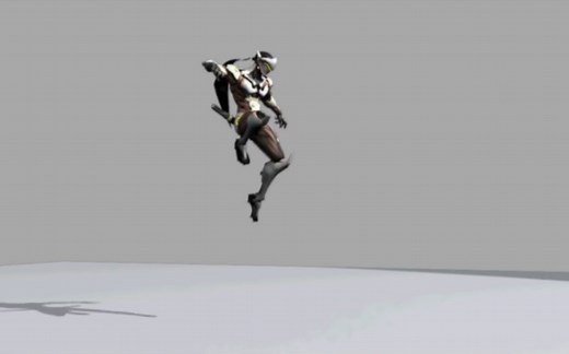 几种跳跃动画（跳跃攻击）_genji