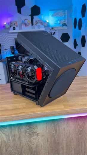 LevelUP Gaming & Tech ™ on Instagram: "Check out my subwoofer 😁 This is the @chieftec_official The Cube 👍 #chieftec #thecube #pcbuild"