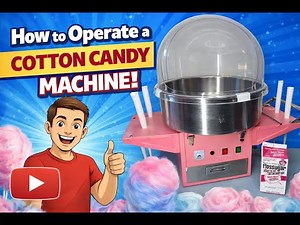 How to Operate a Cotton Candy Machine | Step-by-Step Tutorial 🍭