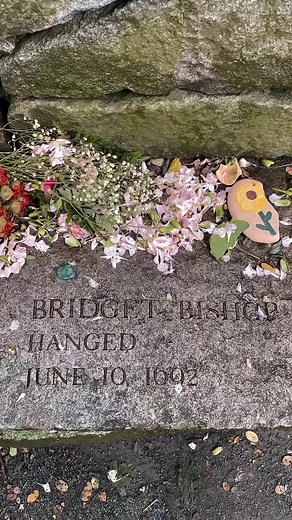 Bridget Bishop was the first person executed in the Salem Witch Trials on this day 330 years ago. #salem #salemma #salemmassachusetts #salemtiktok #destsalem #1692 #salemwitchtrials #salemtok #witchtrials #bridgetbishop #witchcitysalem #salemtok