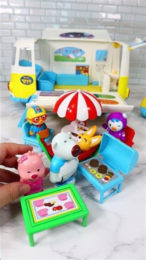 뽀로로 캠핑카 장난감 Camper Camping Car Toys Satisfying with Unboxing & Review Toy ASMR