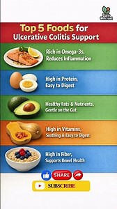 5 Gut-Friendly Foods Every Ulcerative Colitis Patient Should Eat #healthylifestyle #healthyeating
