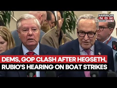 Dems & GOPs Clash At Capitol Hill After Hegseth & Rubio's Classified Hearing On Drug Boat Strikes