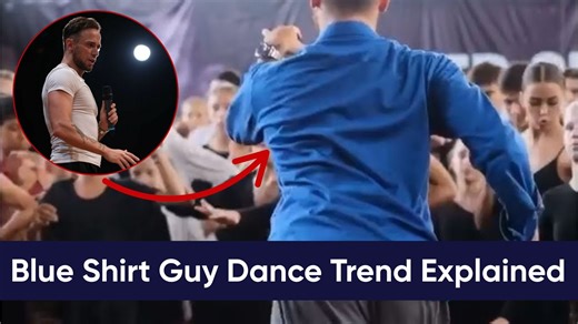 What Is The 'Blue Shirt Guy Dance' Going Viral On TikTok? The Samba Whisk Dance Trend And Its Memes Explained