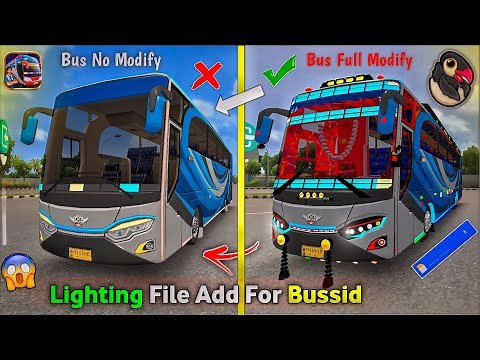 How To Bus Simulator Indonesia Full Lighting File Lighting File Add For Bussid - 🚨 Lights Mod 🔥