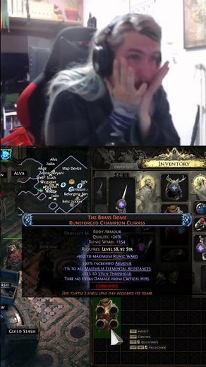 Vaaling Into 4 Socket Brass Dome #poe2 #vaal #rng #gaming