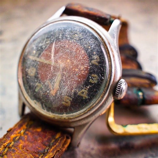 1946 Post WW2 Vintage Watch Restoration | DIY & Crafts USA