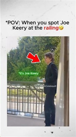 POV: When you spot Joe Keery at the railing #JoeKeery