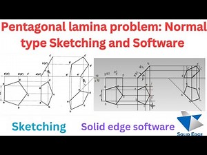 Pentagonal lamina in Normal type problem: Sketching & Software Practice