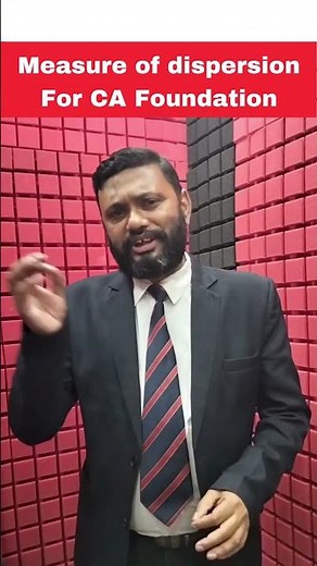 What is Measure Of Dispersion For CA Foundation #shorts #MathsMantri