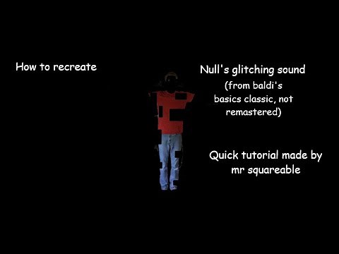 How to recreate the old NULL/Filename2 glitching sound in Audacity