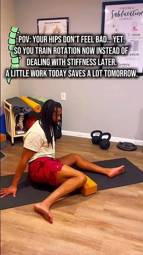 Hip External Rotation Exercise (90/90) for Better Mobility & Pain Prevention #mobility