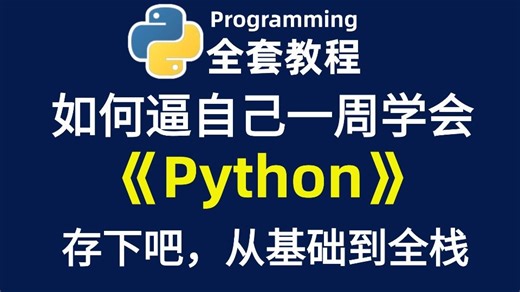 【全748集】这绝对是B站最全最细的Python零基础全套教程，2025最新版，从PyCharm&Python软件安装到进阶大神，包含所有干货！少走99%的弯路