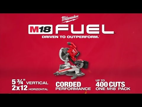 MILWAUKEE MIL2734-21 Scie à onglets 10" M18 FUEL™ | Outillage Placide Mathieu